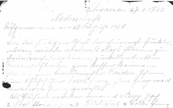 Das historische Ereignis