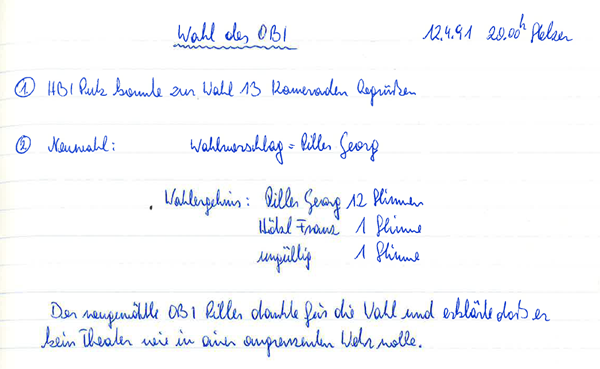 Das historische Ereignis