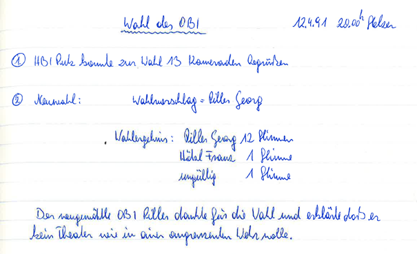 Das historische Ereignis